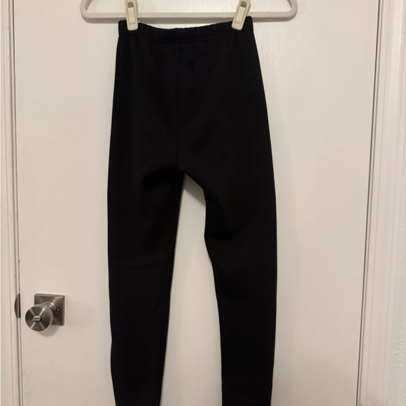 Just Cozy Black Fleece-lined Leggings for Women XS/S - Picture 3 of 5